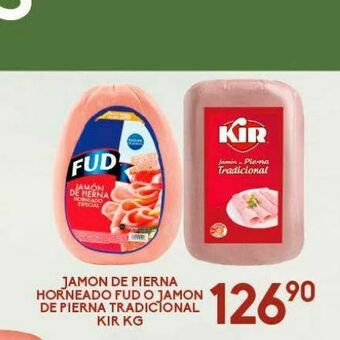 Alsuper Jamón de pierna horneado fud oferta