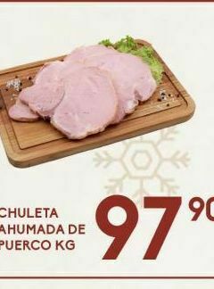 Alsuper Chuleta ahumada de cerdo kg oferta