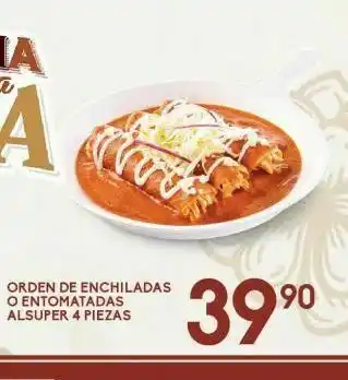 Alsuper Orden de enchiladas o entomatadas oferta