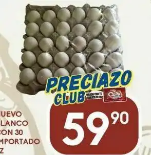 Alsuper Huevo blanco 30 uni oferta