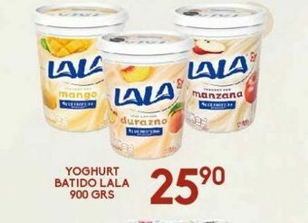 Alsuper Yogurt batido lala 900 gr oferta