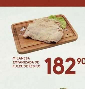 Alsuper Milanesa empanizada de pulpa de res oferta