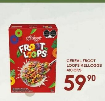 Alsuper Cereal froot loops kelloggs oferta