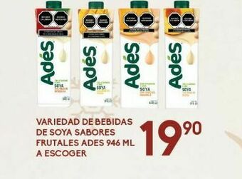 Alsuper Variedad de bebidas de soya sabores oferta