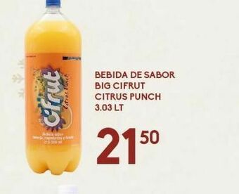 Alsuper Bebida de sabor big cifrut citrus punch 3.03 lt oferta