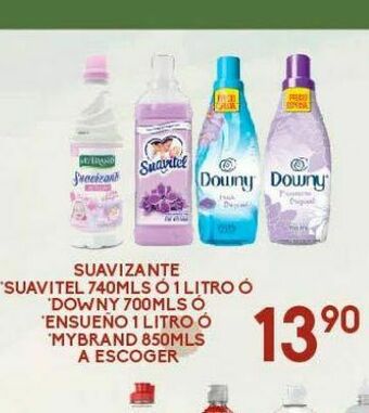 Alsuper Suavizante suavitel 740 mls o 1 litro oferta