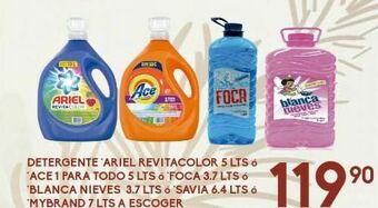 Alsuper Detergente ariel revitacolor oferta