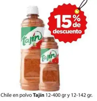 Zorro Tajín chile en polvo oferta