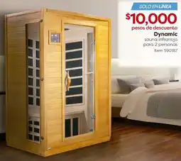 Costco Dynamic sauna infrarrojo oferta