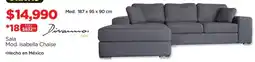 Chedraui Sala mod. isabella chaise oferta