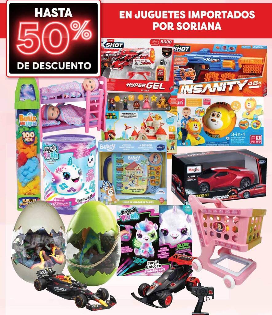 Juguetes en oferta en soriana online