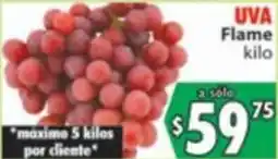 Casa Ley Uva flame oferta