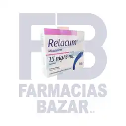 Farmacias Bazar RELACUM 15MG SOLUCION INYECTABLE 5 AMPOLLETAS 3ML G-II oferta