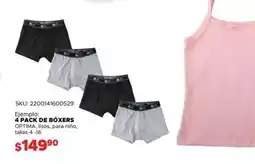 Optima - 4 pack de boxers