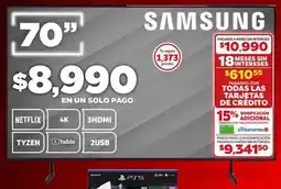 Soriana Híper SAMSUNG smart tv 70" oferta