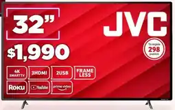 Soriana Híper JVC smart tv 32" oferta