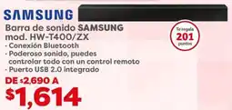 Soriana Híper SAMSUNG Barra de sonido oferta