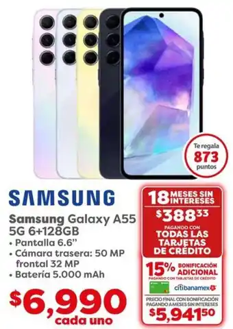 Soriana Híper Samsung galaxy A55 oferta