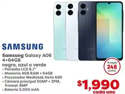 Soriana Híper Samsung galaxy A06 oferta
