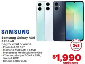 Soriana Híper Samsung galaxy A06 oferta