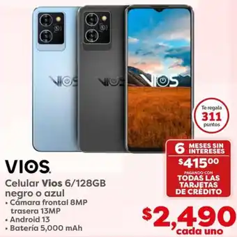 Soriana Híper Vios celular oferta