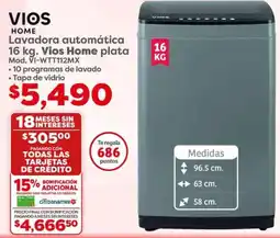 Soriana Híper VIOS Lavadora automática oferta