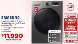 Soriana Híper SAMSUNG lavasecadora oferta
