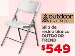 Soriana Híper OUTDOOR TREND silla de resina blanca oferta