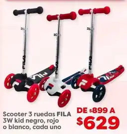 Soriana Híper Scooter 3 ruedas FILA 3W kid oferta