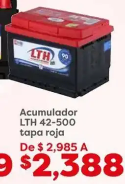 Acumulador LTH 42-500 tapa roja