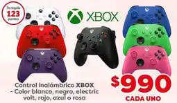 XBOX control inalámbrico