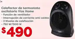 Soriana Mercado Vios home calefactor de termostato oscilatorio oferta