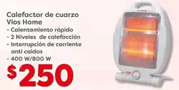 Vios home calefactor de cuarzo