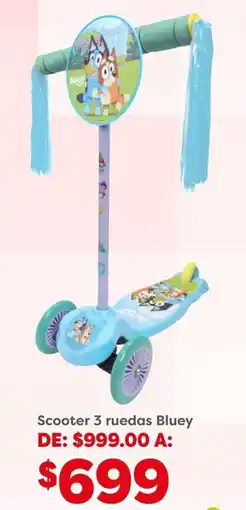 Bluey Scooter 3 ruedas