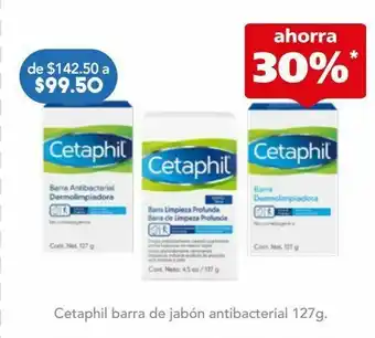 Farmacia San Pablo Cetaphil jabon antibacterial caj c/127gr oferta