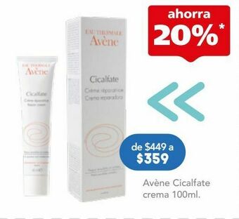 Farmacia San Pablo Avene cicalfate crema tub c/100ml oferta