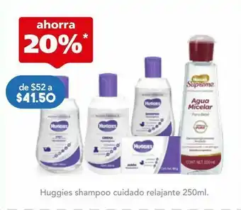 Farmacia San Pablo Huggies shamp/jab cuidado relaja c/250ml oferta