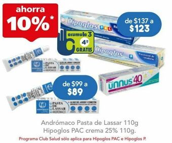 Farmacia San Pablo Andromaco pasta de lassar tub c/110gr oferta