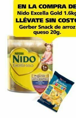 Farmacia San Pablo Nido leche polvo excella gold 1+ c/1.6kg oferta