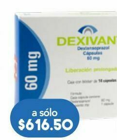 Farmacia San Pablo Dexivant cap 60mg caj c/14 oferta