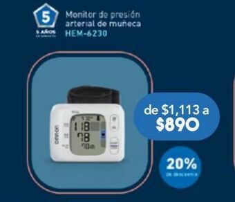 Farmacia San Pablo Omron baumanometro muñeca hem6230 c/1pza oferta