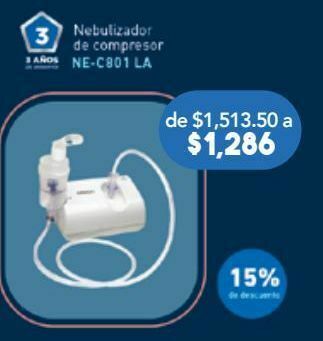 Farmacia San Pablo Omron nebulizador c/com ne-c801la c/1pza oferta