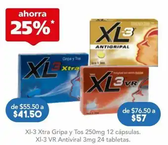 Farmacia San Pablo Xl3 tab 325/10/4mg caj c/10 oferta