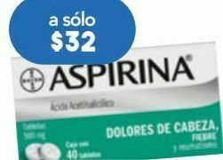 Farmacia San Pablo Aspirina tab 500mg caj c/40 oferta