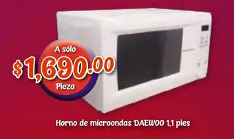 Super Aki Horno de Microondas DAEWOO 1.1 Pies oferta