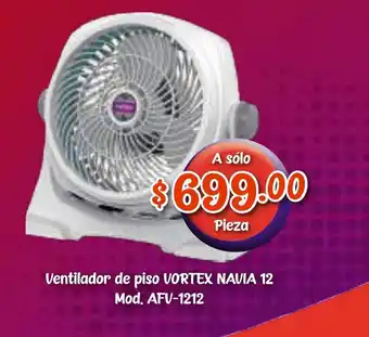 Super Aki Ventilador de Piso Vortex NAVIA 12 Mod. AFV-1212 oferta