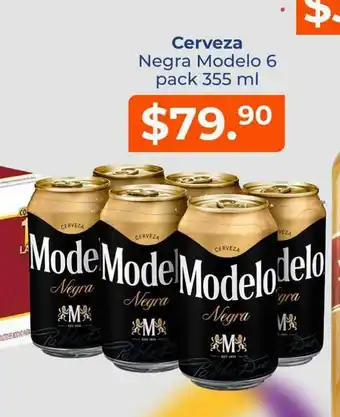 Cerveza Negra Modelo 6 Pack 355 ml
