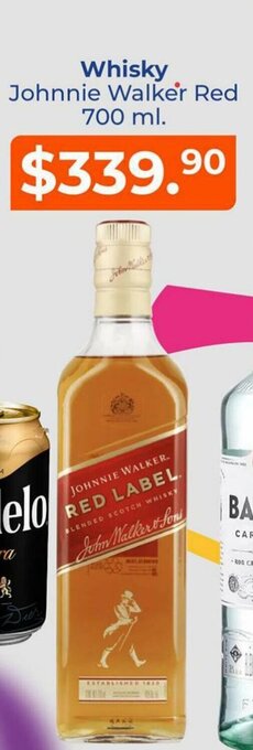 Whisky Johnnie Walker Red 700ml