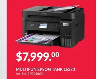 Office Depot Multifun Epson Tank L6270 oferta