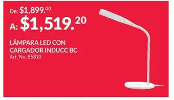 Lampara LED Con Cargador Inducc BC